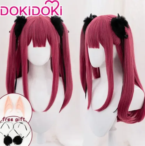 【Ready For Ship】DokiDoki Anime My Dress Up Darling Cosplay Kitagawa Marin Wig Little Devil Ver Long Red | Marin