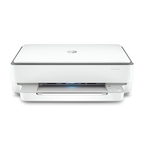 HP ENVY 6055e Wireless Color Inkjet Printer, Print, scan, copy, Easy setup, Mobile printing, Best-for-home, 3 months of Instant Ink included,white - Old Version