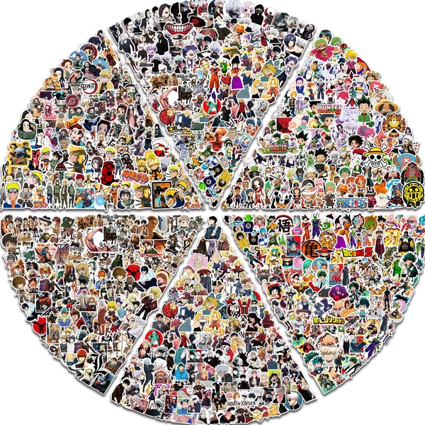 Arme 600 PCS Stickers Pack，Cute Colorful Waterproof Stickers，Vinyl Art Stickers.Stickers for Water Bottles,Skateboards and Notebooks, Laptop Stickers for Teens Girls Kids Adults