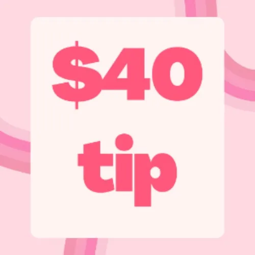$40 tip