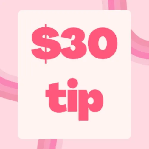 $30 tip