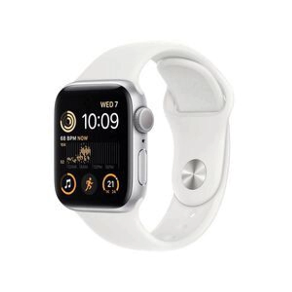 Apple Watch SE GPS 40mm Silver White Sport Band 2022