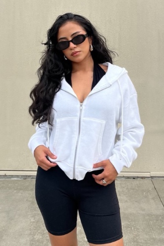 Layer Me Fleece Zip Hoodie - S / Cloud Dancer