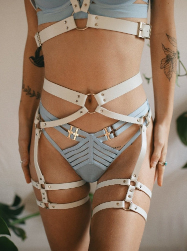 Emilee Garter Harness — Cactus Cult Leather