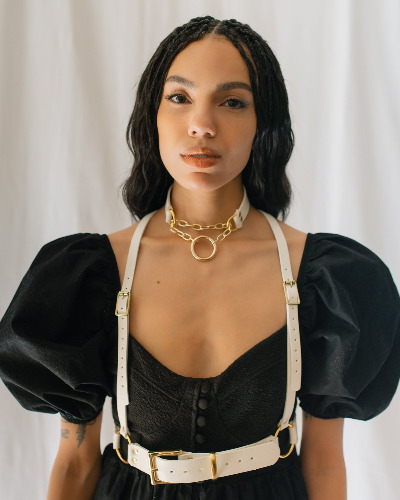 Chain Choker Collar — Cactus Cult Leather