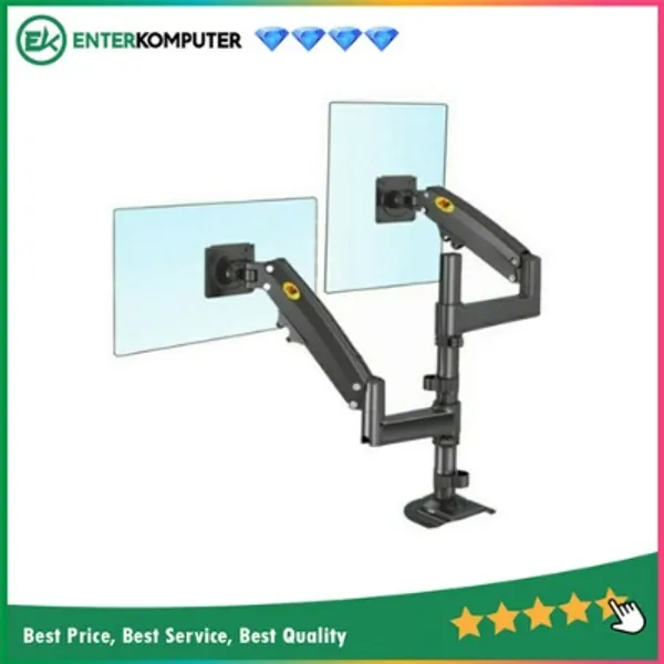 North Bayou H180 Bracket Dual Monitor 22-32 Inch di Enter Komputer Official | Tokopedia