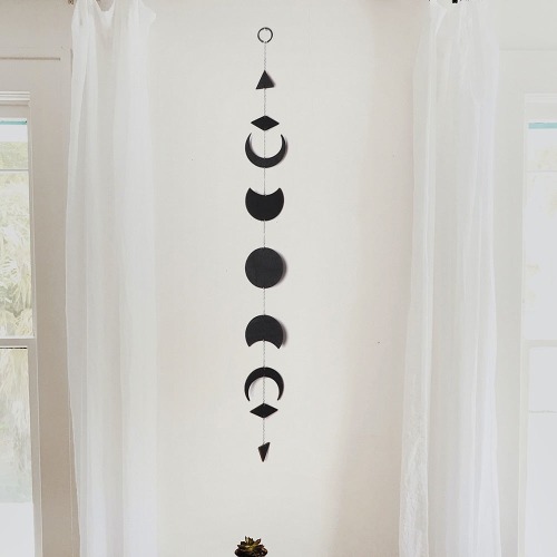 Black Moon Phases Gothic Hanging Wall Decoration - moon phase MS209