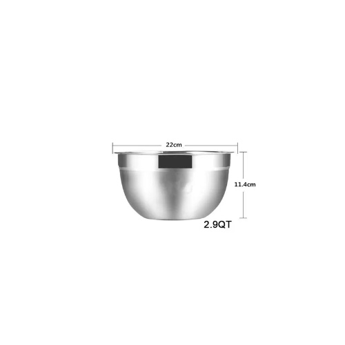 Stainless Steel Cooking & Baking Mixing Bowls | 2.9 QT