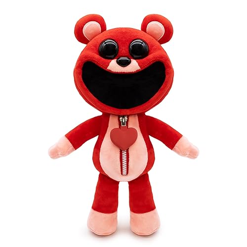 Poppy Playtime Smiling Critters 14" Toy Plush Doll (Red) - Bobby Bearhug