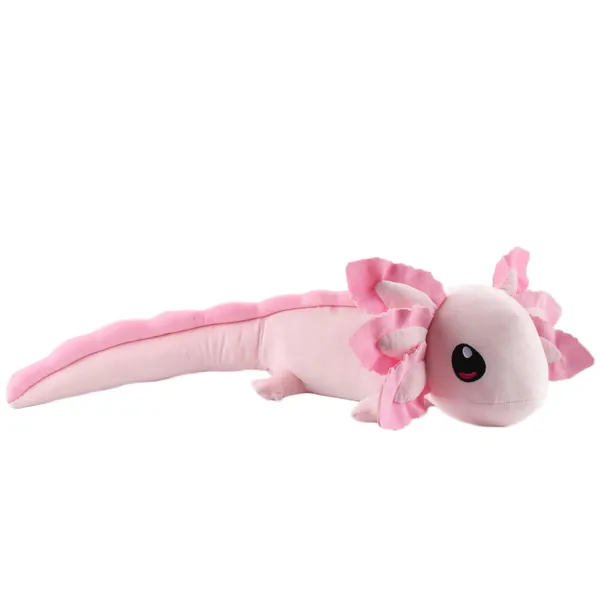 Axolotl Weighted Stuffed Animals, 3 Pounds, 26 Inch Long, Cute Pink Axolotl Plushie Large Weighted Plush Animals for Anxiety Focus Toy Gifts for Kids - 