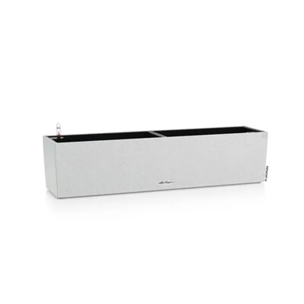 LECHUZA Plantenbak BALCONERA Stone 80 ALL-IN-ONE kwartswit