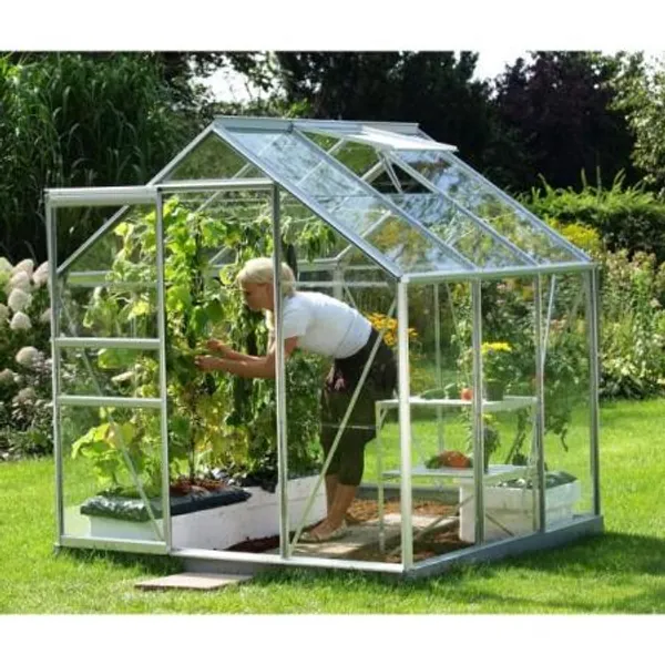 Kweekkas Venus 3800 tuinbouwglas - aluminium 3,8 m&sup2;