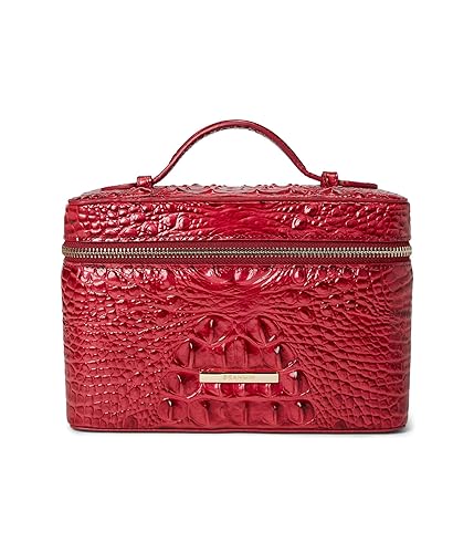 BRAHMIN Women's Charmaine Cosmetic Bag - One Size - Merlot