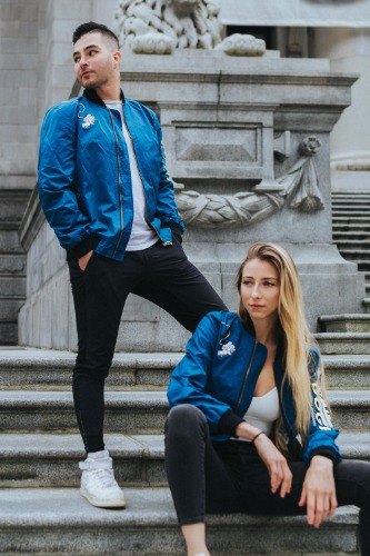 Starry Night Bomber Jacket | S