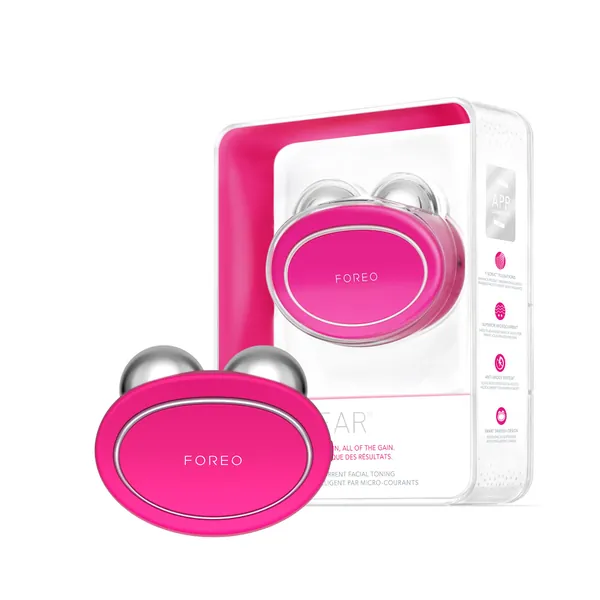 FOREO Bear Microcurrent Facial Toning Device I Full Facial Firming & Contouring I Diminish Fine Lines & Wrinkles I Immediately Visible & Long-Lasting Results I Safe & Painless I FDA-Cleared