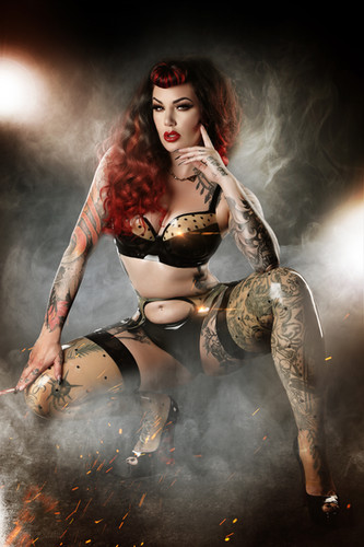 Latex Polka Dot Lingerie