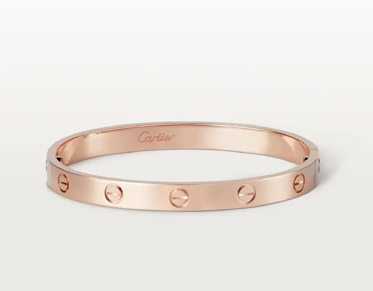 LOVE ARMREIF GEBÜRSTET