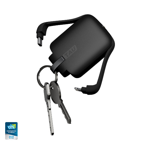 TAU® - Always-charged power bank - Charcoal Black