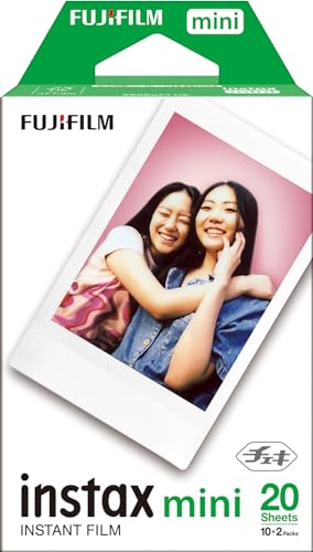 FUJIFILM Instax Mini JP 2 Film for Instax Instant Camera, Pack of 20 - 20枚 - solid (white) - Single Item