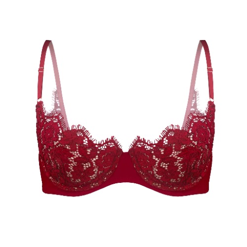Frisson Scoop Demi Bra Bloodstone - 32C/34B / Bloodstone
