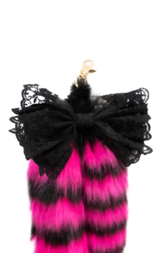 Girlfriend MewMew Faux Fur Tail Keychain 