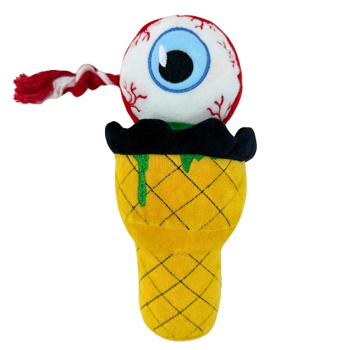 Eye-Scream Sundae Plush Dog Toy