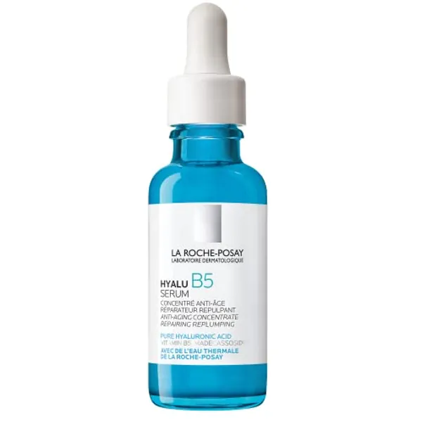 La Roche-Posay Hyalu B5 Pure Hyaluronic Acid Serum for Face, with Vitamin B5, Anti-Aging Serum for Fine Lines and Wrinkles, Hydrating Serum to Plump and Repair Dry Skin, Safe on Sensitive Skin
