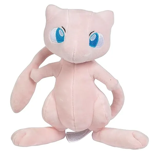 Pokemon 8" Mew Plush - Officially Licensed - Generation 1 - Quality Soft Stuffed Animal Toy Figure - Valentine's Day Gift for Kids, Boys & Girls - 2+