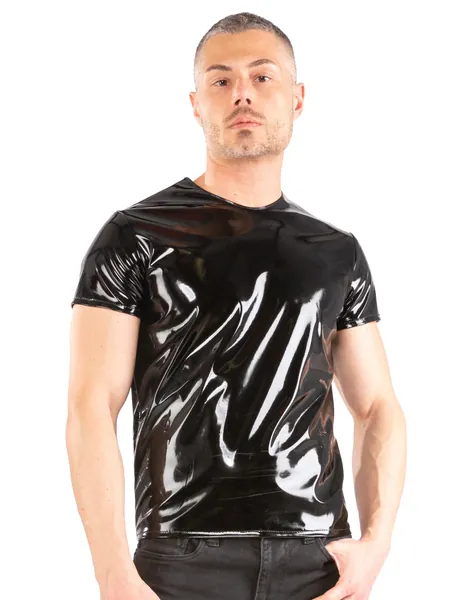 PVC Round Neck T Shirt | L
