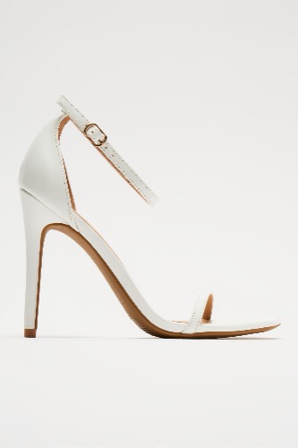 Linked Up Heels - White