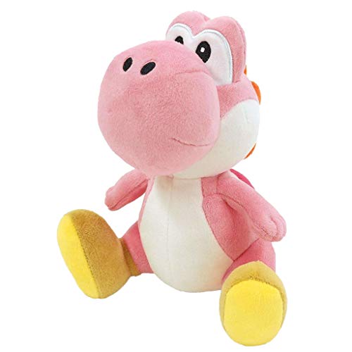 Little Buddy 1218 Super Mario All Star Collection Pink Yoshi Plush, 7"
