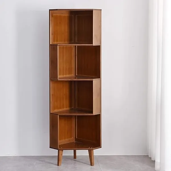 BALANBO Industrial 4-Bookcase Cube Bookshelf for Home Office and Living Room Decoration - 4-shelf