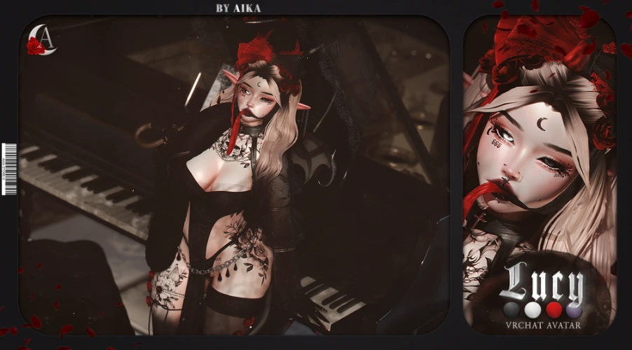 ☾ LUCY | GOGO LOCO | PC + OPTIMIZED VERSION | VRCHAT AVATAR