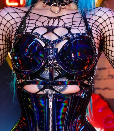 PVC Cage Bra | Default Title