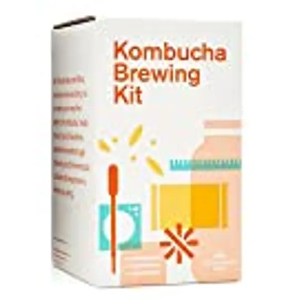 The Kombucha Shop Organic Kombucha Starter Kit - 1 Gallon Brewing Kit Includes All The Essentials Required for Brewing Kombucha At Home