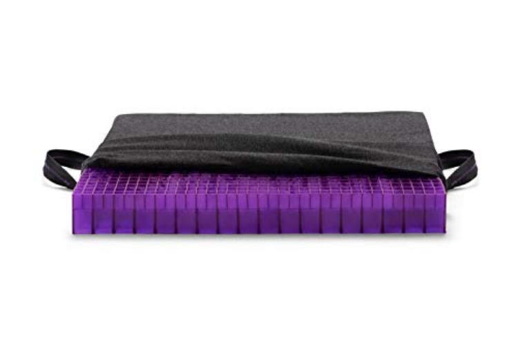 Purple Double Seat Cushion | Pressure Reducing Grid Designed for Ultimate Comfort | Designed for Office Chairs | Made in The USA - Double Seat Cushion