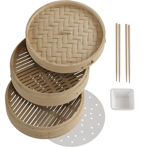 Bamboo Steamer Basket 10-inch