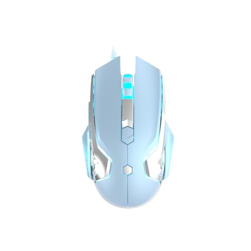FIRSTBLOOD ONLY GAME. AJ120 Wired Gaming Mouse, Ergonomic LED Backlit USB Gamer Mice Computer Laptop PC, for Windows Mac Linux OS, Blue - AJ120 Blue