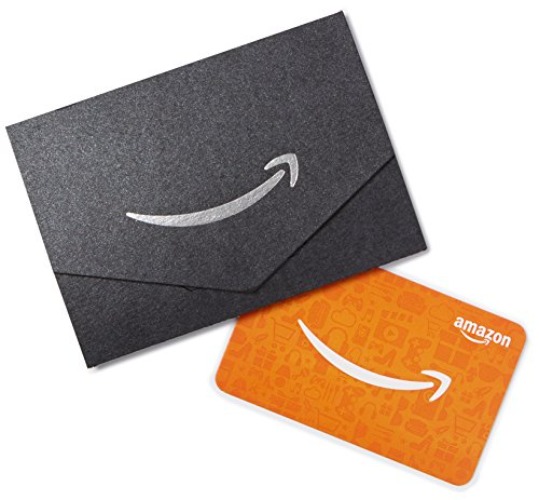 Amazon.com Gift Card in a Mini Envelope (General) - 0 - Black and Silver Mini Envelope