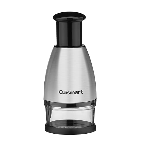 Cuisinart Chopper, Stainless Steel/Black, CTG-00-SCHP, 8.2" x 3.9" x 3.9" - Black