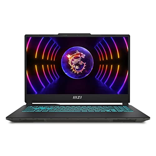 MSI Cyborg Gaming Laptop: 15.6" 144Hz FHD 1080p Display, Intel Core i7-12650H, NVIDIA GeForce RTX 4060, 64GB DDR5 RAM, 2TB SSD, Ray Tracing, Gaming Headset, Win11 - RTX 4060 I 64GB RAM + 2TB SSD