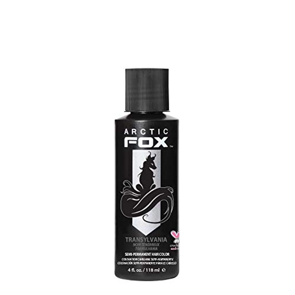ARCTIC FOX Vegan and Cruelty-Free Semi-Permanent Hair Color Dye (4 Fl Oz, TRANSYLVANIA)