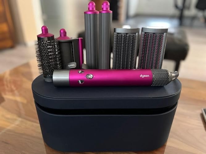Dyson Airwrap Smooth+Control Multistyler für Haare, Fuchsia, Nickel, Kabellänge 2,675 m, 1300 W, 28 °C, 90 °C
