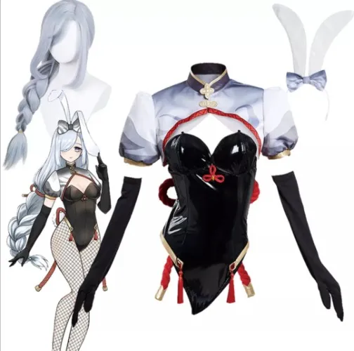 Shen He bunny suit 