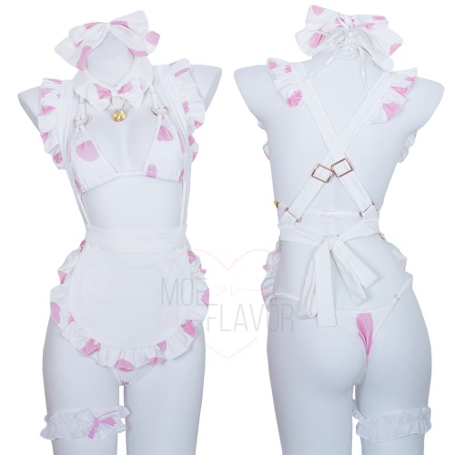 Love Dessert Cow Maid - Pink / S/M