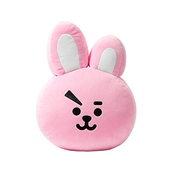 Cute Cartoon Throw Pillow Soft Plush Doll Toys Bulletproof Stuff Pillow Cushion (Rabbit, L)1