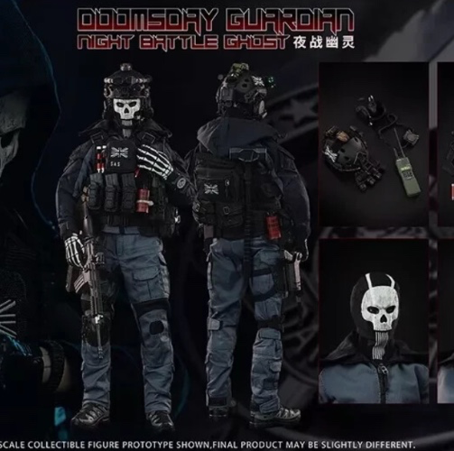New KSTOYS KS21001 SAS Doomsday Guardian Night Battle Ghost 1/6 Figure in Stock