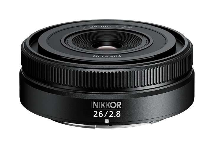 Nikon NIKKOR Z 26mm f/2.8 | Pancake prime lens for Z series mirrorless cameras | Nikon USA Model - Black