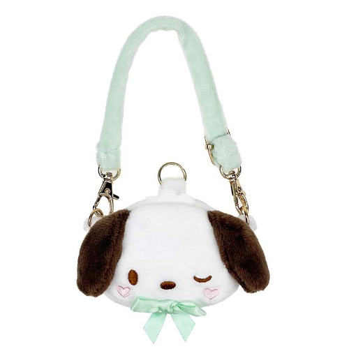 Pochacco Plush Convertible Mini Pouch (Wink Series)