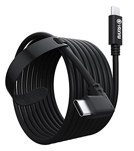 YRXVW Link Cable 16FT for Oculus Quest2/Pro, High Speed Data Transfer Type C Replacement Charging Cable, USB C to USB C 3.0 Fast Charger Cord for Oculus2/Pro/1 - 16FT(5M）